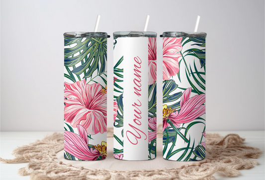 Hawaiian floral Tumbler