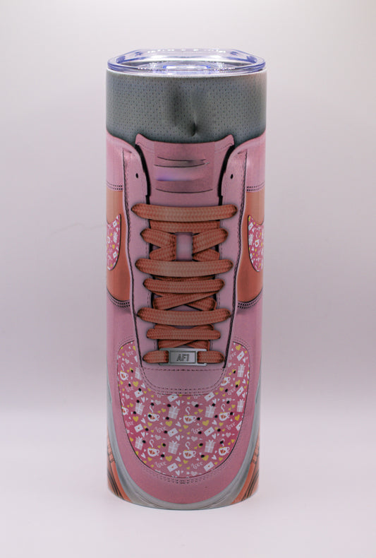 Pink Sneaker Tumbler