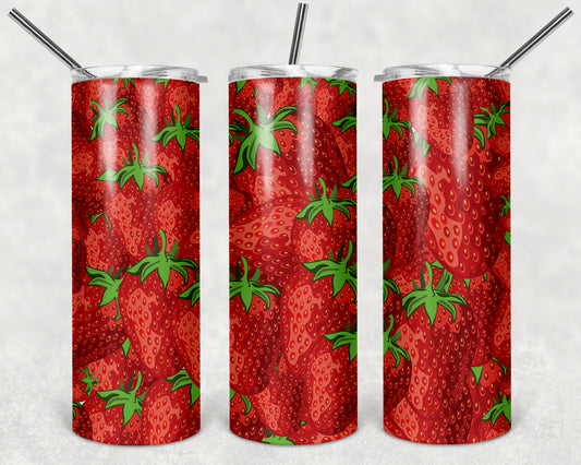 Strawberry tumbler